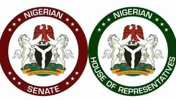 Coat of arms on Senate and House of Reps seal, Nigeria